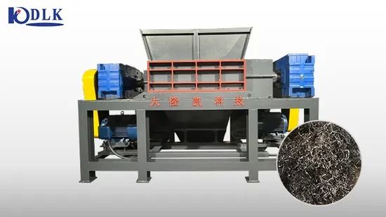 PLC Controlled Hydraulic Double-Shaft Shredder with 42CrMo Blades for Plastic and Steel Recycling