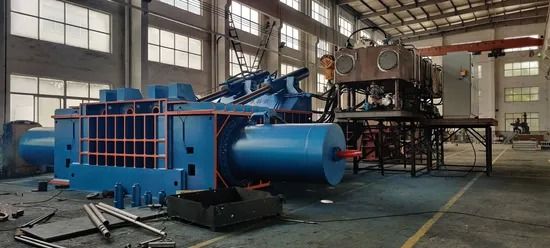 Y81K-315 Hydraulic Scrap Metal Baler Machine with 600x600mm Bale Size 3000x2500x1200mm Press Box and 400-700Kg Bale Weight
