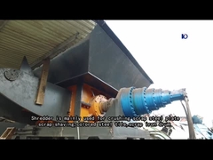 Macchina della trinciatrice a doppio albero per la triturazione del fusto dell'olio in metallo / guscio dell'auto